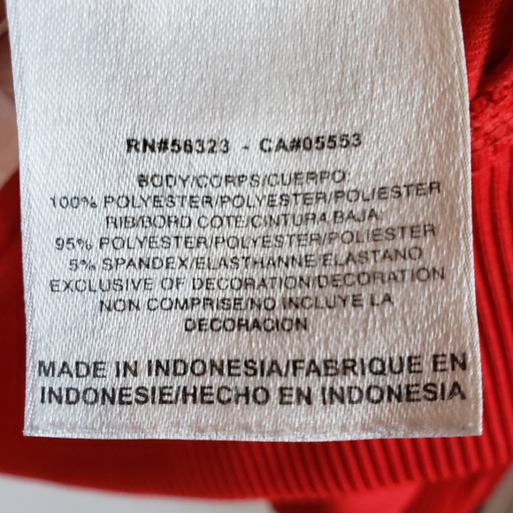 Nike Red White Stripe Sport Zip Up Warm Up Jacket Men Woman Small Like Brand New - Picture 13 of 15